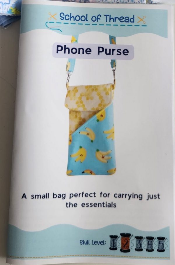 Phone Purse Sewing Pattern Only